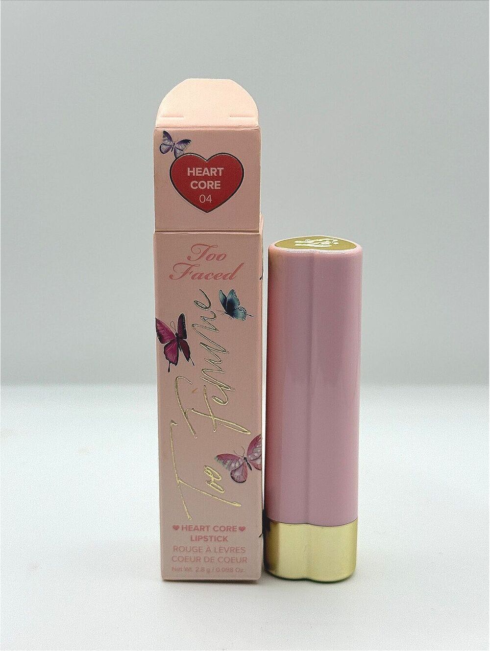 Too Faced Heart Core Lipstick in Heart Core